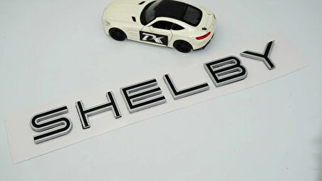 DK Tuning Mustang SHELBY GT350 GT500 Siyah Gri Bagaj Yazı Logo Arma