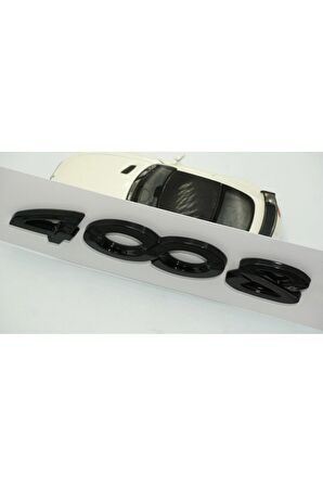 DK Peugeot 4008 Ön Kaput Ve Bagaj 3M 3D ABS Parlak Siyah Yazı Logo