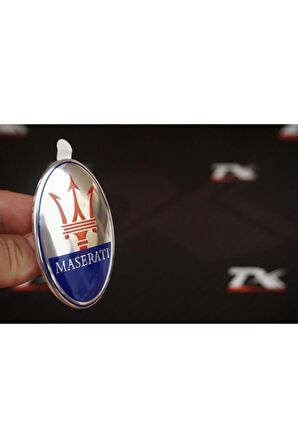 Maserati Quatrroporte Granturismo Ghibli Ön Kaput Logo Orjinal Ürün