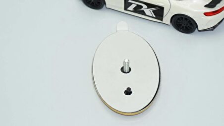 DK Tuning Ön Kaput Gold Mavi Vidalı Logo Arma Maserati İle Uyumlu