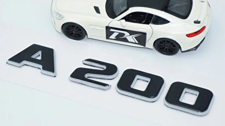 DK Tuning A 200 Bagaj Gri Siyah ABS Yazı Logo Benz İle Uyumlu