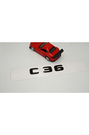 C 36 Bagaj Parlak Siyah Abs 3m 3d Yazı Logo
