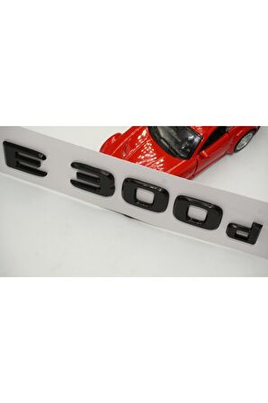 E 300d Bagaj Parlak Siyah Abs 3m 3d Yazı Logo