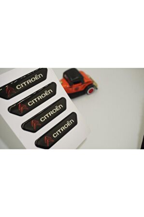 Citroen Logo C3 C5 Uyumlu Aircross Kapı Kenarı Koruma Metalize Damla Desen 3m Band