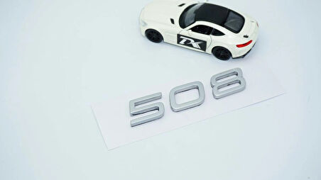 DK Tuning Peugeot 508 Ön Kaput 2022+ Gri ABS Logo Amblem