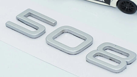 DK Tuning Peugeot 508 Ön Kaput 2022+ Gri ABS Logo Amblem