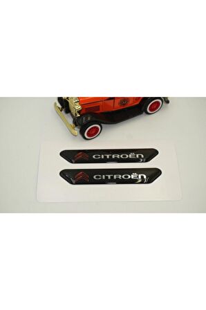 Citroen Logo C3 C5 Aircross Çamurluk Yanı Ve Ayna Metalize Damla Desen 3m Logo Arma