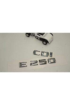 Benz E 250 Cdi Bagaj Krom Metal 3m 3d Yazı Logo