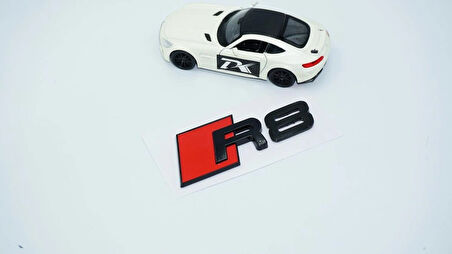 DK Tuning R8 Bagaj Siyah 3M 3D Yazı Logo Audi İle Uyumlu