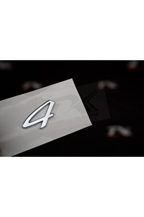 4 Bagaj Yazı Logo Orjinal Ürün