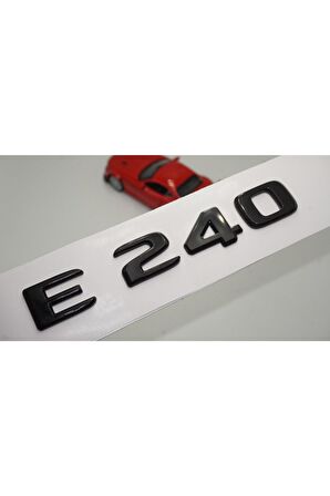 E 240 Bagaj Parlak Siyah Abs 3m 3d Yazı Logo