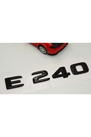 E 240 Bagaj Parlak Siyah Abs 3m 3d Yazı Logo