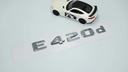 DK Tuning E420d Bagaj Krom ABS 3M 3D Yazı Logo Benz İle Uyumlu