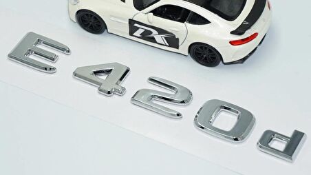 DK Tuning E420d Bagaj Krom ABS 3M 3D Yazı Logo Benz İle Uyumlu