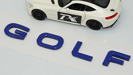 DK Tuning Volkswagen Golf7 Bagaj Yeni Nesil Mavi Yazı Logo Arma