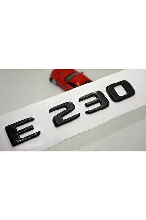 E 230 Bagaj Parlak Siyah Abs 3m 3d Yazı Logo
