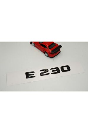 E 230 Bagaj Parlak Siyah Abs 3m 3d Yazı Logo