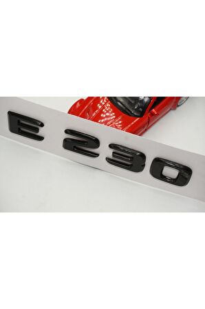 E 230 Bagaj Parlak Siyah Abs 3m 3d Yazı Logo