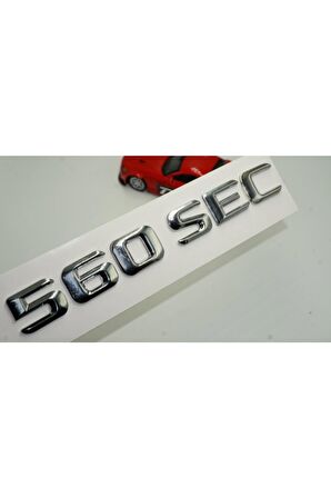 Benz 560 Sec Bagaj Krom Metal 3m 3d Yazı Logo