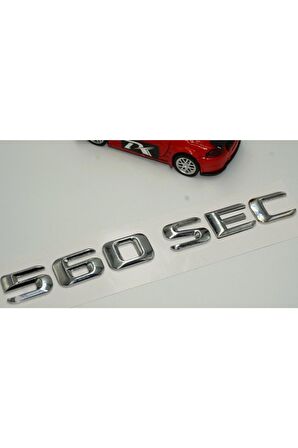 Benz 560 Sec Bagaj Krom Metal 3m 3d Yazı Logo