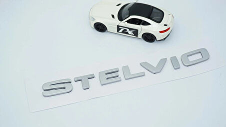 DK Tuning Alfa Romeo Stelvio Gri ABS 3M 3D Bagaj Yazı Logo Arma