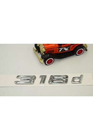 Bmw 318d Krom Metal 3m 3d Bagaj Logo Yazı Orjinal Ürün