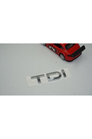 DK Audi TDi Yeni Nesil Bagaj Krom ABS 3M 3D Yazı Logo Amblem