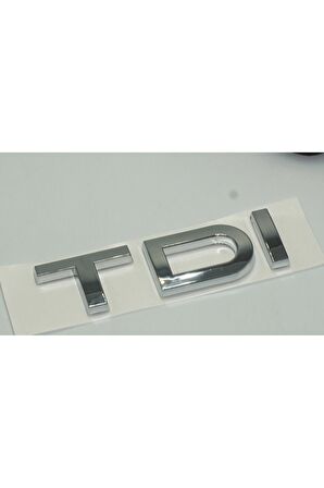 DK Audi TDi Yeni Nesil Bagaj Krom ABS 3M 3D Yazı Logo Amblem