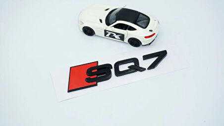 DK Tuning SQ7 Siyah ABS 3M 3D Bagaj Logo Audi İle Uyumlu
