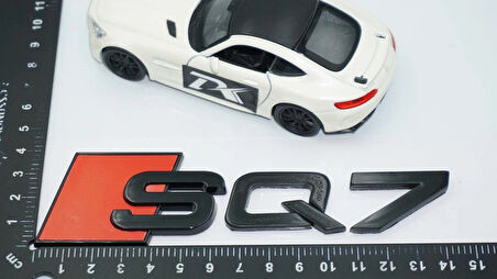 DK Tuning SQ7 Siyah ABS 3M 3D Bagaj Logo Audi İle Uyumlu