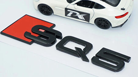 DK Tuning SQ5 Siyah ABS 3M 3D Bagaj Logo Audi İle Uyumlu