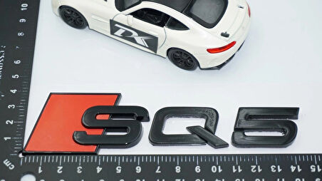 DK Tuning SQ5 Siyah ABS 3M 3D Bagaj Logo Audi İle Uyumlu