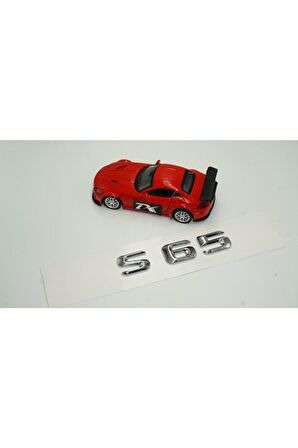 Benz S65 Bagaj Krom Metal 3m 3d Yazı Logo