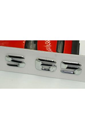 Benz S65 Bagaj Krom Metal 3m 3d Yazı Logo