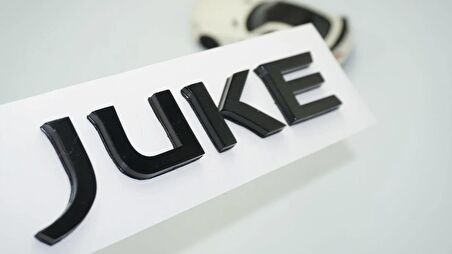 DK Tuning juke Siyah ABS 3M Bagaj Yazı Logo Nissan İle Uyumlu