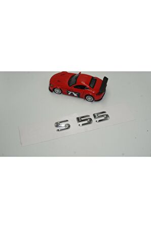 Benz S55 Bagaj Krom Metal 3m 3d Yazı Logo