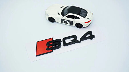 DK Tuning SQ4 Siyah ABS 3M 3D Bagaj Logo Audi İle Uyumlu