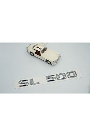 Sl 500 Bagaj Krom Metal 3m 3d Yazı Logo