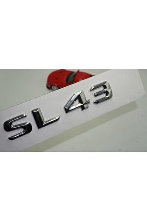 Benz Sl 43 Bagaj Krom Metal 3m 3d Yazı Logo