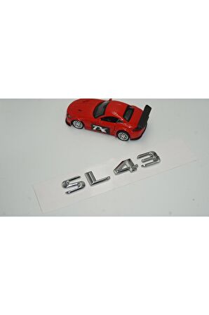 Benz Sl 43 Bagaj Krom Metal 3m 3d Yazı Logo