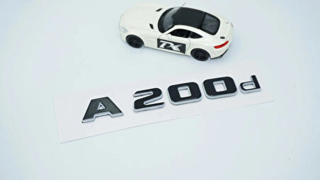 DK Tuning A 200d Bagaj Gri Siyah ABS Yazı Logo Benz İle Uyumlu