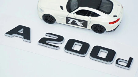 DK Tuning A 200d Bagaj Gri Siyah ABS Yazı Logo Benz İle Uyumlu