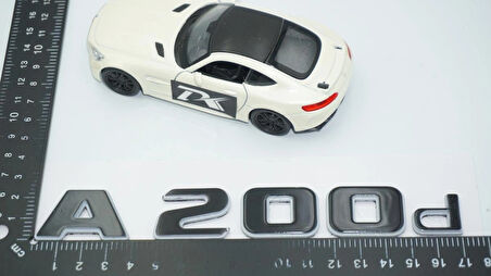DK Tuning A 200d Bagaj Gri Siyah ABS Yazı Logo Benz İle Uyumlu