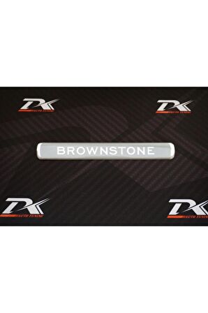 Brownstone 3m Silikon Kaplama Bagaj Logo