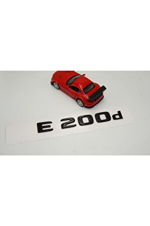 E 200d Bagaj Parlak Siyah Abs 3m 3d Yazı Logo