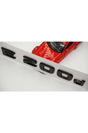 E 200d Bagaj Parlak Siyah Abs 3m 3d Yazı Logo