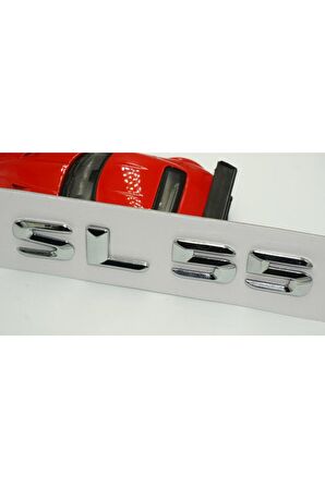 Benz Sl 55 Bagaj Krom Metal 3m 3d Yazı Logo