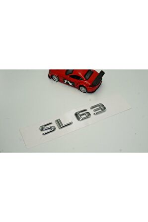 Benz Sl 63 Bagaj Krom Metal 3m 3d Yazı Logo