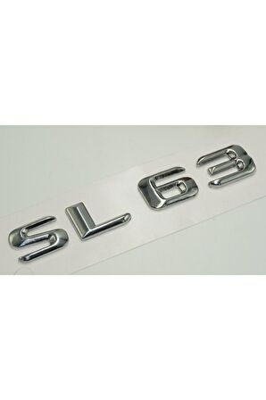Benz Sl 63 Bagaj Krom Metal 3m 3d Yazı Logo