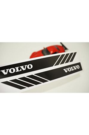 Volvo Yan Aynalar Selefon Kaplama Sticker Seti